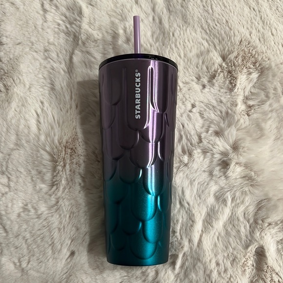 STARBUCKS | Purple Blue Shimmer ‘Twilight Ombre’ SS Scales Tumbler - Picture 1 of 4